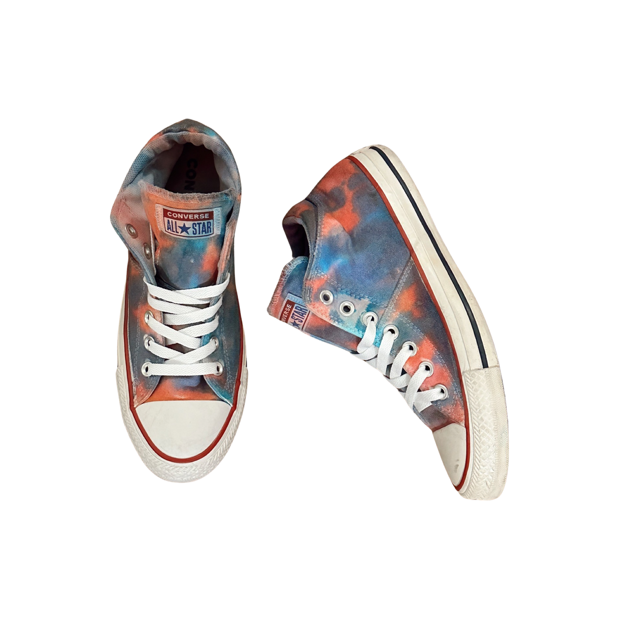 Tie dye high top clearance converse