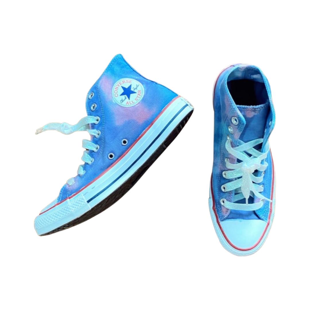 Custom Tye Dyed Converse High Tops