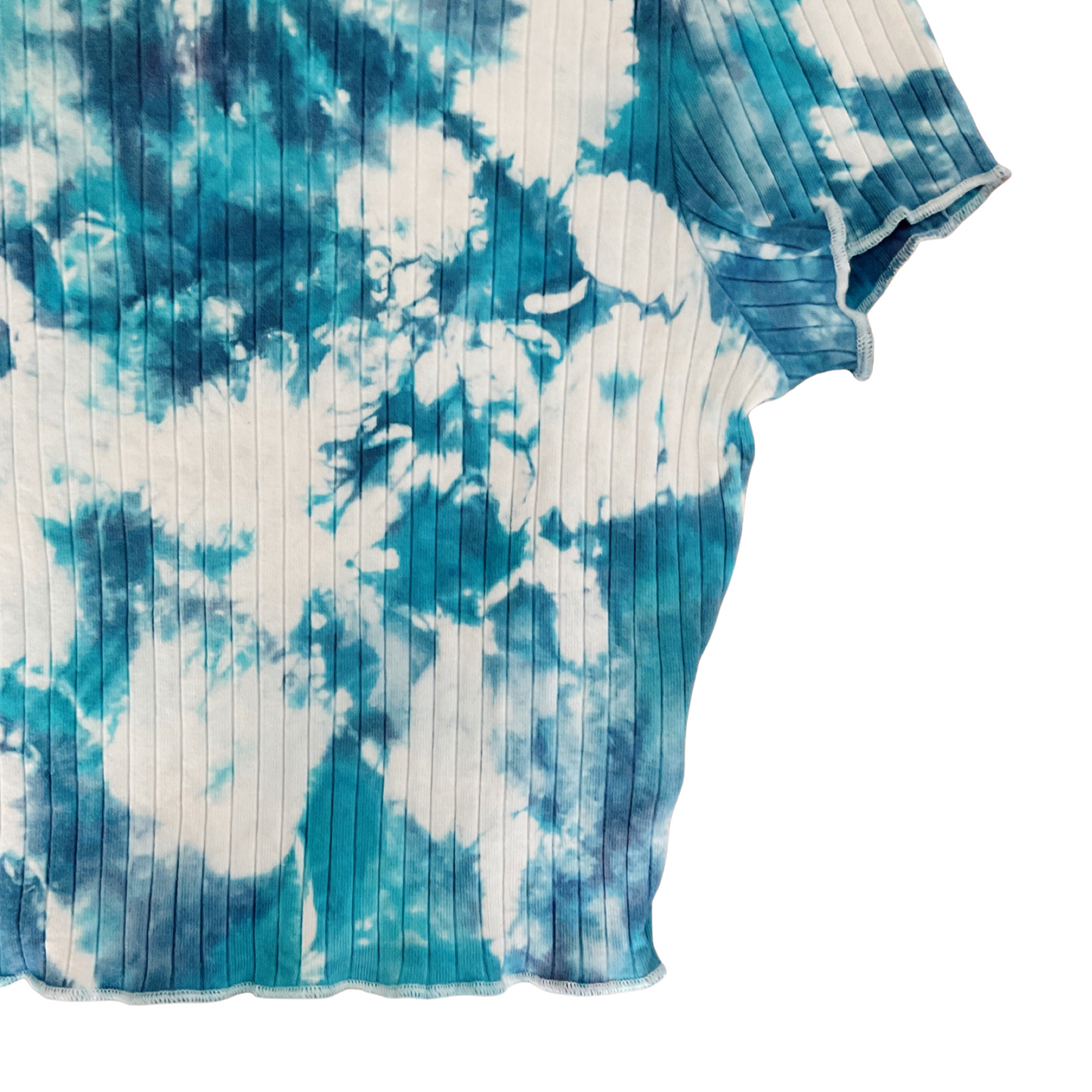 Laguna Lettuce Edge Crop Top