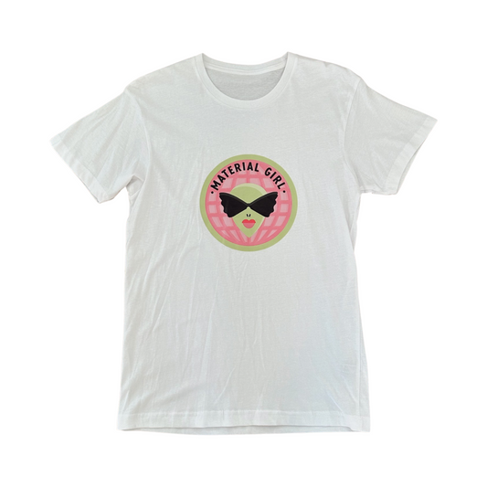 White Material Girl Tee