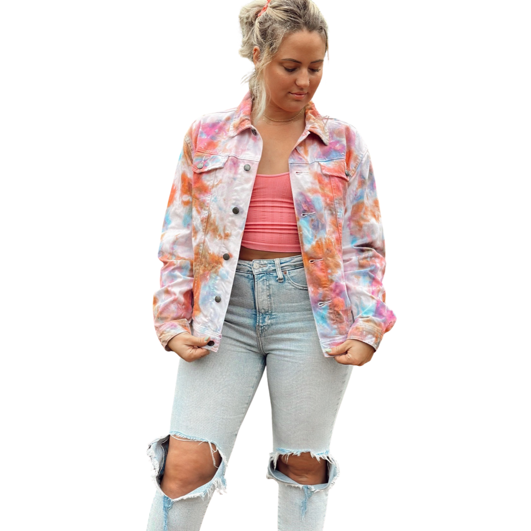 Candy Pop Denim Jacket – Tye Dye By Tori