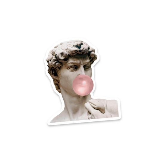 Bubble Gum David Sticker