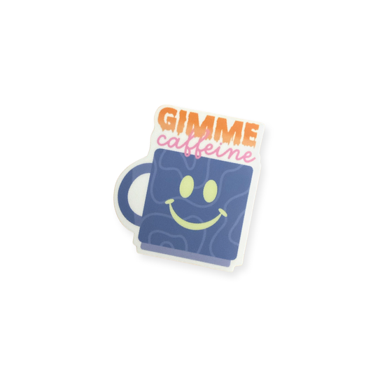 Gimme Caffeine Sticker