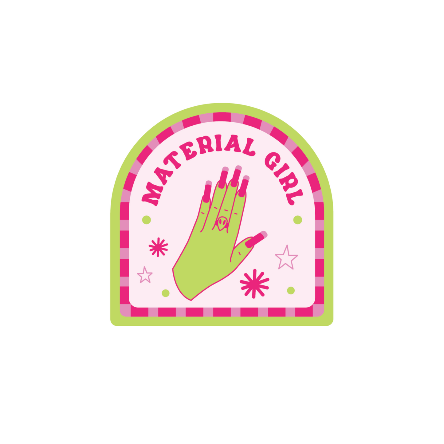 Material Girl Sticker