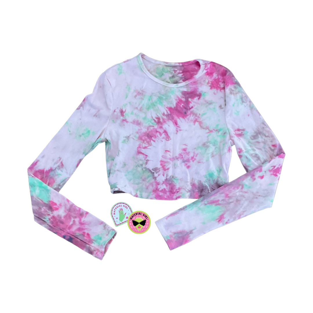 Material Girl Long Sleeve Crop