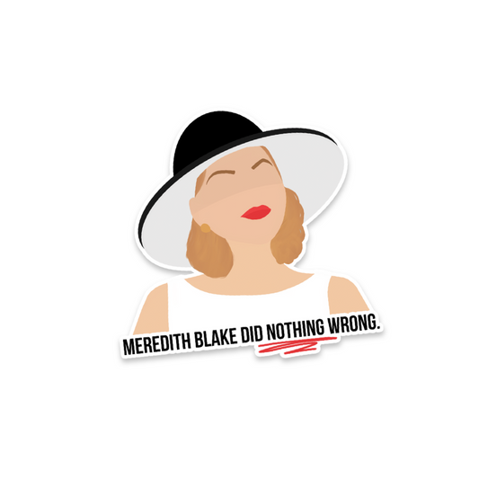 Meredith Blake Sticker